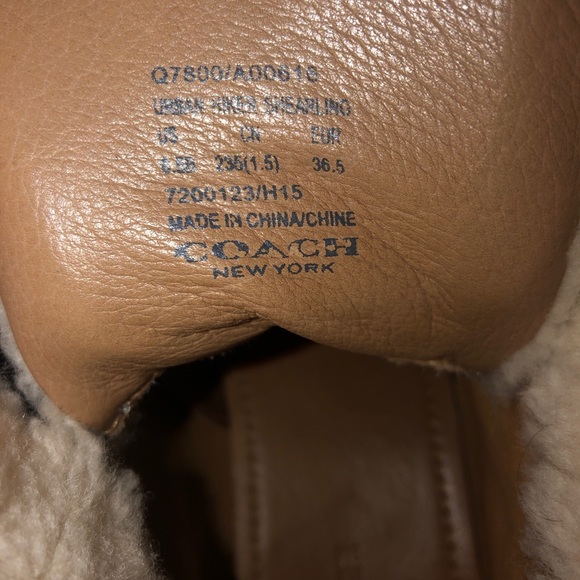 Coach Urban Hiker Shearling Boot - Picture 3 of 5